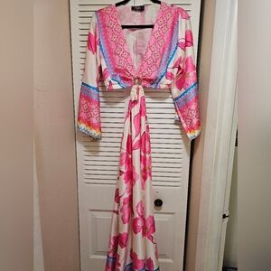 Boohoo Floral Maxi Dress